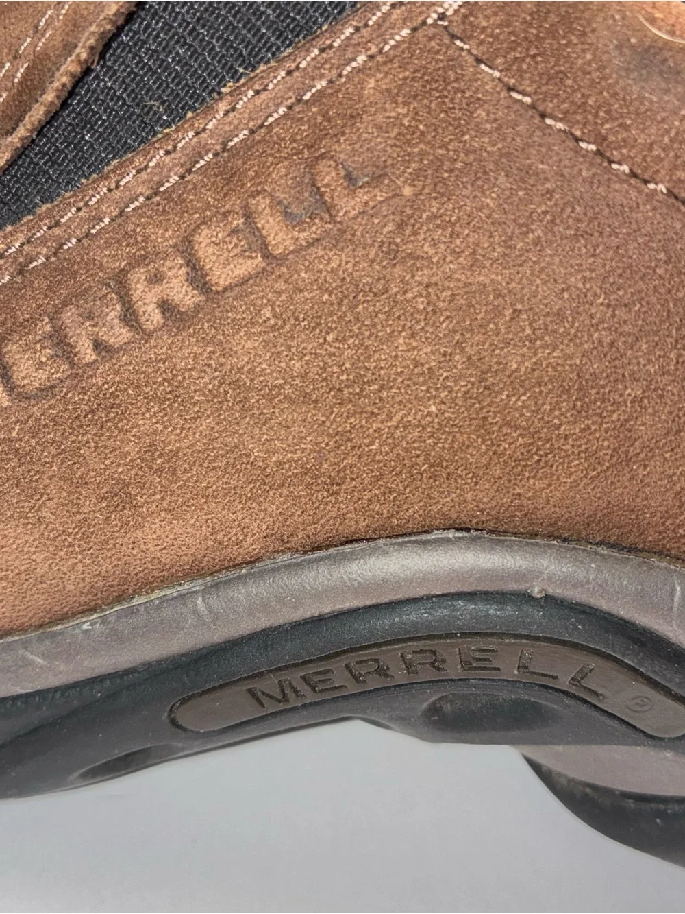 Merrell Men's Brown Suede Slip-On Trail Shoes